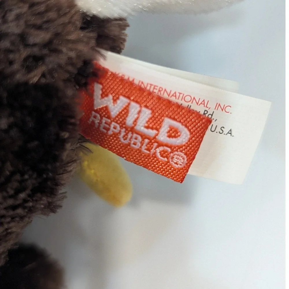 Wild Republic Book Buddies Plush Set Bald Eagle & Snowy Owl Huggers NWT